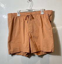 Load image into Gallery viewer, Express Mens Peach Flat Front Elastic Waist Drawstring Sweat Shorts Size XL
