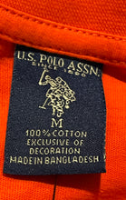 Load image into Gallery viewer, U.S. Polo Assn. Mens Orange Short Sleeve Pullover T-Shirt Size Medium

