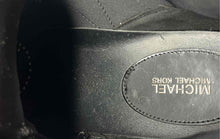 Load image into Gallery viewer, Michael Kors Womens Olympia Black And Bright Purple Sneaker Shoes Size 9M
