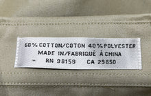 Load image into Gallery viewer, Authentic Christian Dior Mens Beige Long Sleeve Pocket Dress Shirt Size 16 32/33
