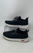 Load image into Gallery viewer, Levi's Womens Black White Round Toe Low Top Lace-Up Sneaker Shoes Size 8
