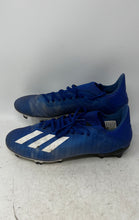 Load image into Gallery viewer, Adidas Mens X 19.3 FG EG7130 Blue Leather Lace-Up Soccer Cleats Size 9
