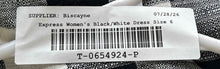 Load image into Gallery viewer, Express X Ladygang Womens Black White Short Sleeve Back Zipper Maxi Dress Size 6
