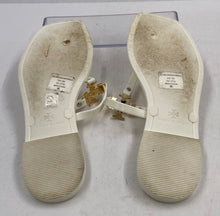 Load image into Gallery viewer, Authentic Tory Burch Womens Roxanne Jelly 137704 White Thong Sandals Size 9M
