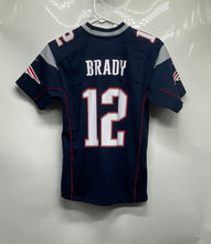Load image into Gallery viewer, Nike Boys Blue New England Patriots Tom Brady #12 Football-NFL Jersey Sz M 10-12
