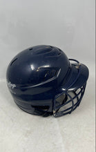 Load image into Gallery viewer, Rawlings Kids Coolflo Model CFBH1 Blue Batting Helmet w/ Face Guard Size 6.5-7.5
