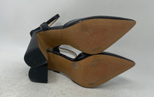 Load image into Gallery viewer, Vince Camuto Womens Ambrei Black Pointed Toe Block Ankle Strap Heels Size 7.5 M
