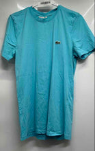 Load image into Gallery viewer, Lacoste Mens Light Blue Cotton Crew-Neck Short Sleeve Pullover Shirt Size 5
