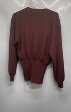 Load image into Gallery viewer, Commense Womens Brown Balloon Sleeve V-Neck Cardigan Sweater Size XS With Tag
