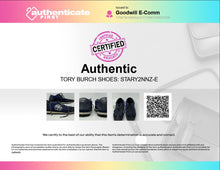 Load image into Gallery viewer, Authentic Tory Burch Womens Navy Blue Lace-Up Low Top Sneakers Shoes Size 8.5 M

