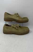 Load image into Gallery viewer, Zara Mens Brown Leather Low Top Lace-Up Round Toe Derby Shoes Size EUR 44
