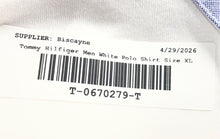 Load image into Gallery viewer, Tommy Hilfiger Mens White Cotton Short Sleeve Spread Collar Polo Shirt Size XL
