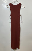 Load image into Gallery viewer, Nine West Womens Brown Ribbed Sleeveless Scoop Neck Long Maxi Dress Size S
