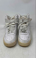 Load image into Gallery viewer, Nike Kids Air Force 1 Mid '07 White Mid Top Lace-Up Sneaker Shoes Size 5Y
