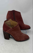 Load image into Gallery viewer, Lucky Brand Womens Salza Brown Leather Block Heel Ankle Bootie Size 9.5M
