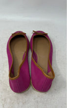 Load image into Gallery viewer, Coach Womens Darcelle Pink Bow Slip-On Espadrille Ballet Flats Size 8
