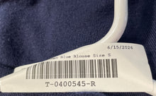 Load image into Gallery viewer, Zara Womens Blue Long Sleeve Collared Polo Pullover Sweater Size Small
