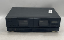 Load image into Gallery viewer, Fisher Studio Standard Model CR-W683 Black Stereo Dual Cassette Deck Not Tested
