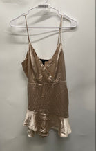 Load image into Gallery viewer, Forever 21 Womens Champagne Sleeveless Side Zip Mini Dress Size Small
