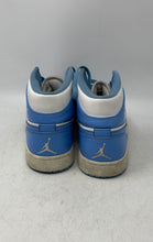 Load image into Gallery viewer, Nike Mens Air Jordan 1 Mid 554724-106 White Blue Lace-Up Sneaker Shoes Size 12
