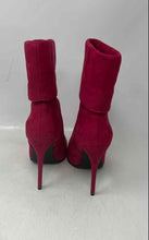 Load image into Gallery viewer, Eternal Womens Pink Suede Pointed Toe Stiletto Heel Ankle Booties Size EU 36
