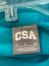 Load image into Gallery viewer, CSA Mens Turquoise NFL Miami Dolphins Long Sleeve Pullover Sweatshirt Size Small
