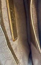 Load image into Gallery viewer, Michael Kors Womens Golden Tone Inner Pockets Zipper Wristlet Wallet
