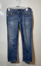 Load image into Gallery viewer, True Religion Womens Blue Denim 5 Pocket Design Bootcut Jeans Pants Size 26
