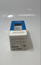 Load image into Gallery viewer, Ring Black Silver Home Appliance Video Doorbell With Manual In Box Not Tested
