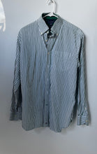 Load image into Gallery viewer, Tommy Hilfiger Mens Multicolor Striped Print Cotton Button-Up Shirt Size S/P
