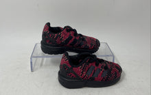 Load image into Gallery viewer, Adidas Kids ZX Flux Red Black Low Top Slip-On Sneaker Shoes Size 5K
