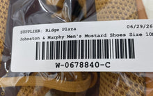 Load image into Gallery viewer, Johnston &amp; Murphy Mens XC4 TR1-Sport Mustard Lace-Up Running Shoes Size 10M
