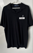 Load image into Gallery viewer, Polo Ralph Lauren Mens Black Short Sleeve Collared Polo Shirt Size Large
