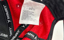 Load image into Gallery viewer, Air Jordan Mens Red Black Jumpman Logo Adjustable Snapback Hat Size 4/7
