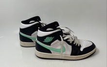 Load image into Gallery viewer, Nike Mens Air Jordan 1 Mid DQ8426-103 Black White Green Sneakers Shoes Size 7.5
