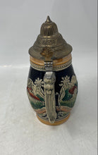 Load image into Gallery viewer, Vintage Western Germany Serving Beer Stein With Metal Lid Marked Tap

