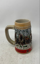 Load image into Gallery viewer, 1987 Anheuser-Busch Budweiser Collector Series C Holiday Ceramic Beer Stein Mug
