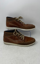 Load image into Gallery viewer, Bullboxer Mens Brown Leather Mid Top Lace-Up Sneaker Shoes Size 8
