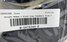 Load image into Gallery viewer, Brooks Womens Levitate 4 1203351B012 Black Gray Lace-Up Sneaker Shoes Size 6 B
