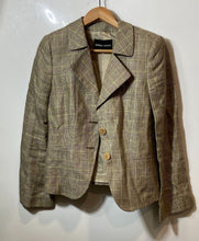 Load image into Gallery viewer, Authentic Giorgio Armani Womens Brown Green Printed 2-Button Blazer Size EUR 40
