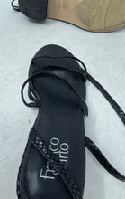 Load image into Gallery viewer, Franco Sarto Womens Amalfi Black Block Heel Ankle Strap Sandals Size 9.5M
