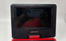 Load image into Gallery viewer, DBPOWER Model NS-758 Red Black Audio Video 7 Inch Portable DVD Player Not Tested
