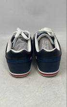 Load image into Gallery viewer, Alpine Swiss Mens Stefan Navy Blue Red Suede Lace-Up Sneakers Shoes Size 7
