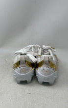 Load image into Gallery viewer, Under Armour Mens Spotlight Icon White Golden Lace-Up Football Cleats Size 13
