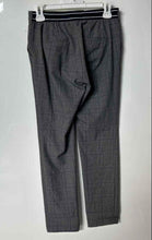 Load image into Gallery viewer, Zara Womens Gray Plaid Flat Front Pockets Straight Leg Dress Pants Size M
