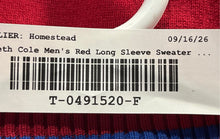 Load image into Gallery viewer, Kenneth Cole Reaction Mens Red Cotton Long Sleeve Pullover Sweater Size XL
