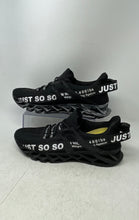Load image into Gallery viewer, Just So So Mens Black Lace-Up Low Top Round Toe Running Shoes Size EUR 45
