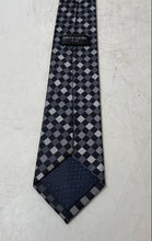 Load image into Gallery viewer, Pierre Cardin Mens Gray Argyle Pattern Adjustable Formal Designer Tie

