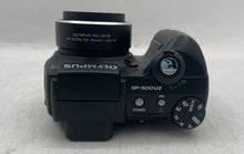 Load image into Gallery viewer, Olympus Model SP-500UZ Black 6.0 MP 10x Zoom Digital Camera In Case Not Tested
