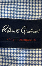 Load image into Gallery viewer, Robert Graham Modern Americana Mens Blue Tailored Fit Button-Up Shirt Size Large
